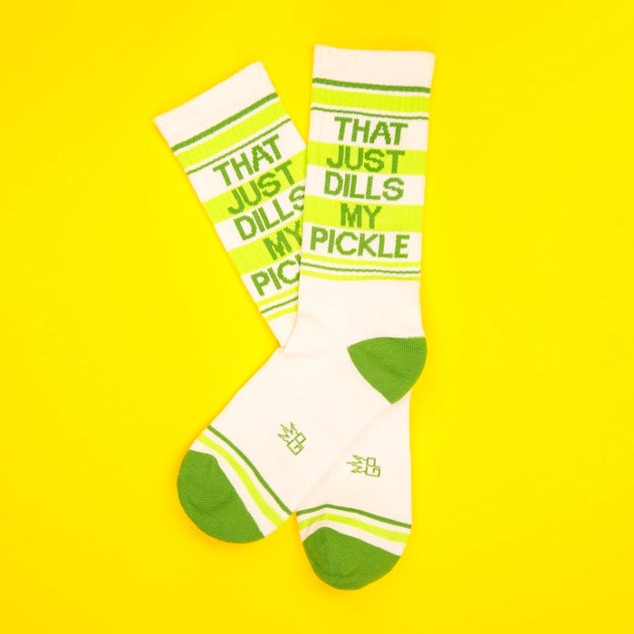 THAT JUST DILLS MY PICKLE CREW SOCKS-GUMBALL POODLE