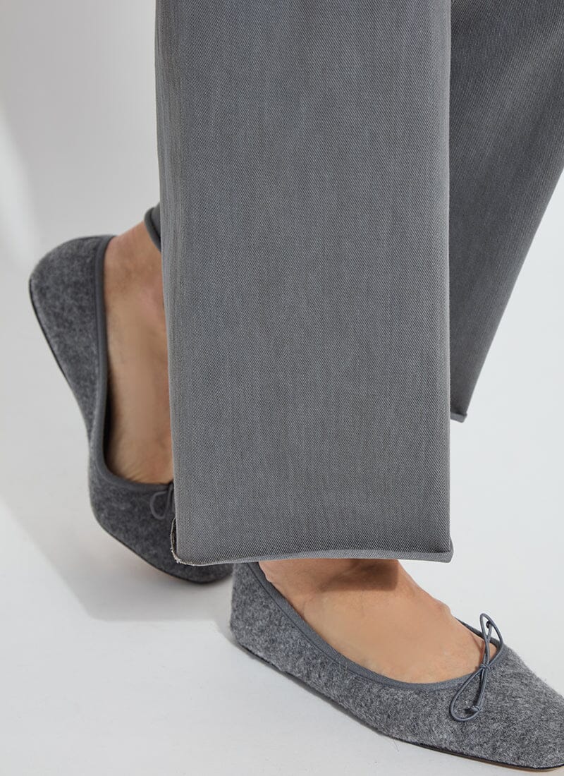 ERIN HI WAIST WIDE LEG DENIM-CHARCOAL-LYSSE