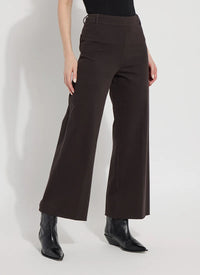 ERIN HI WAIST WIDE LEG DENIM-ESPRESSO-LYSSE