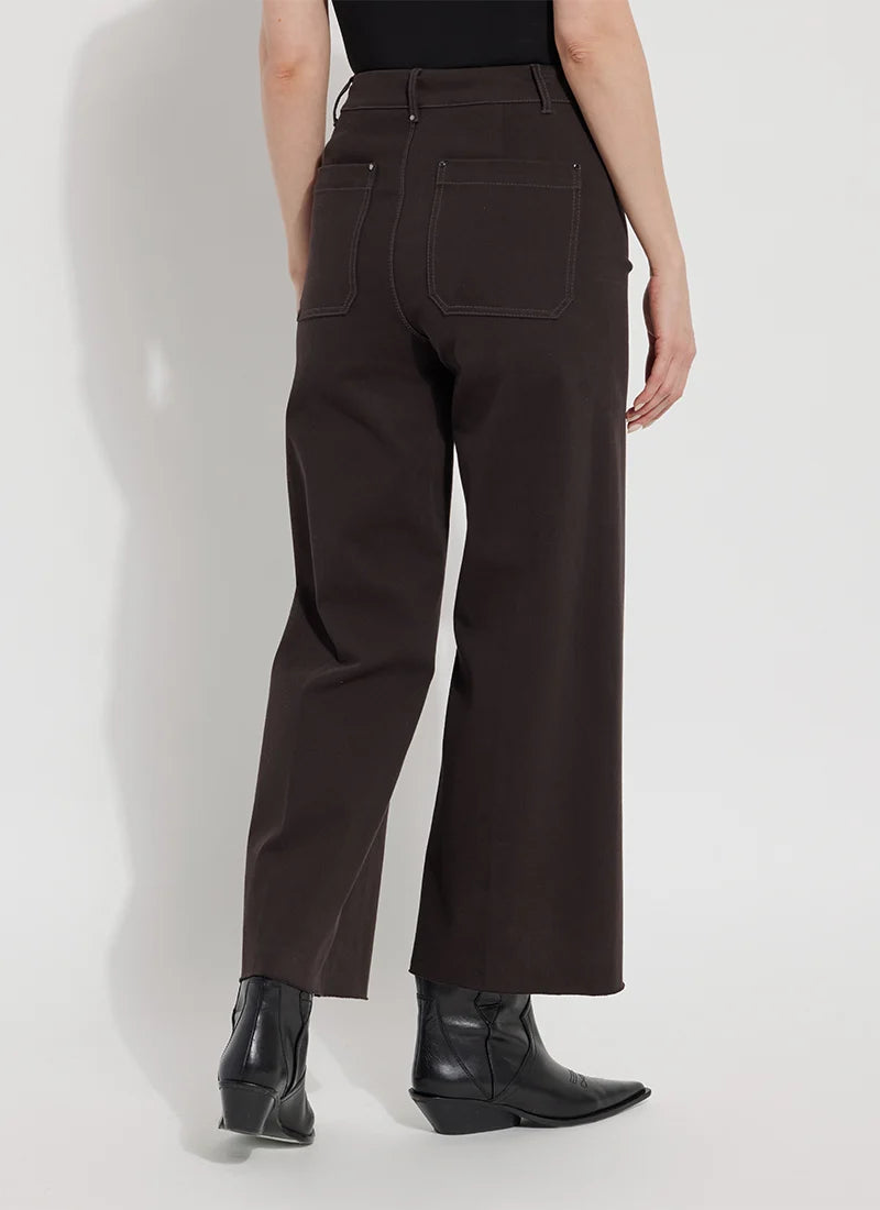 ERIN HI WAIST WIDE LEG DENIM-ESPRESSO-LYSSE