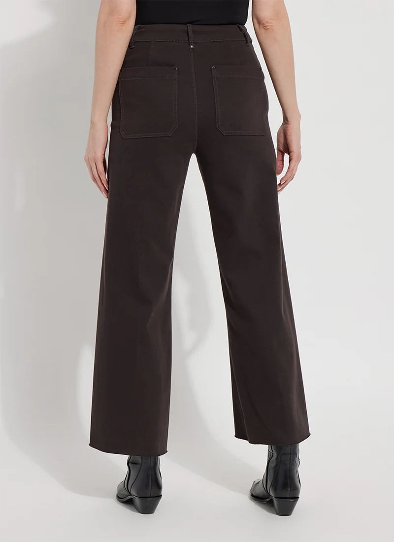 ERIN HI WAIST WIDE LEG DENIM-ESPRESSO-LYSSE