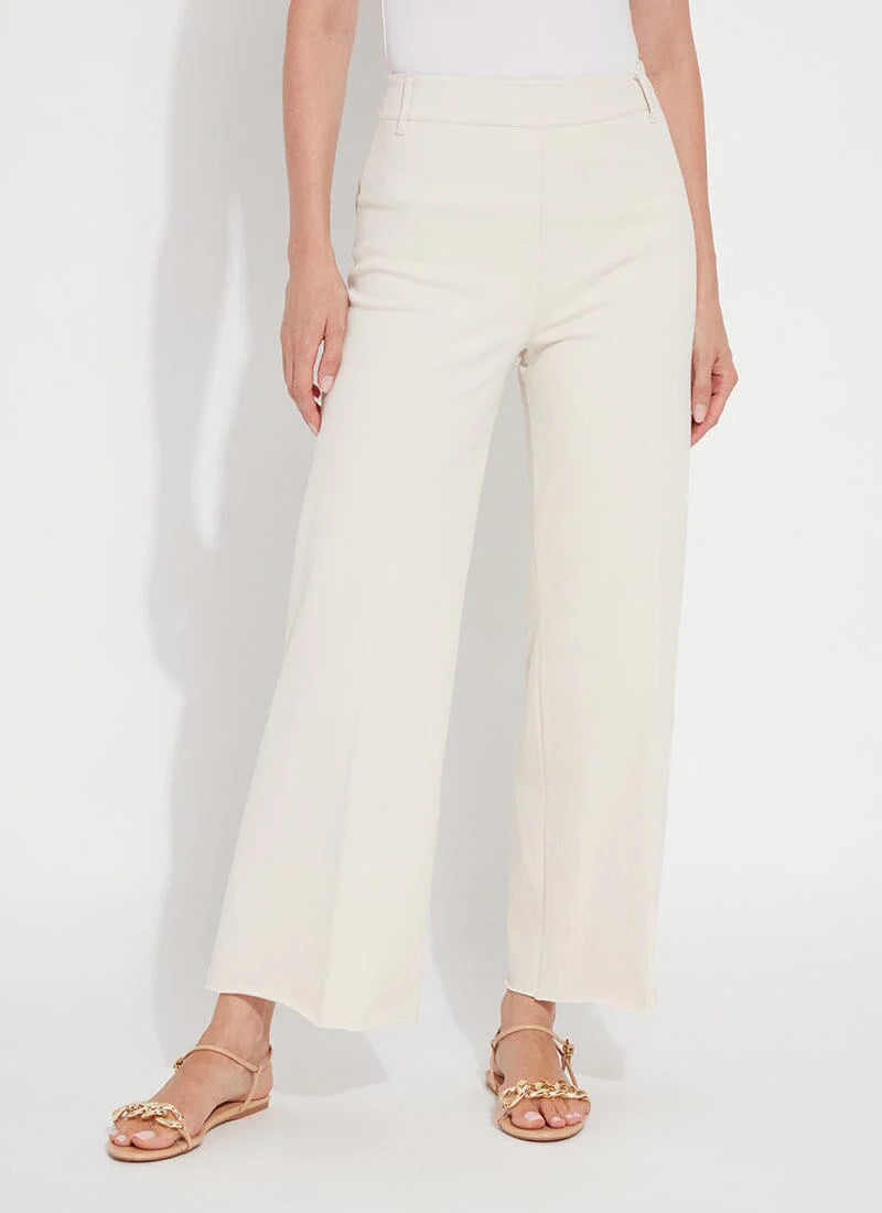 ERIN HI WAIST WIDE LEG DENIM-OAT-LYSSE