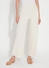 ERIN HI WAIST WIDE LEG DENIM-OAT-LYSSE