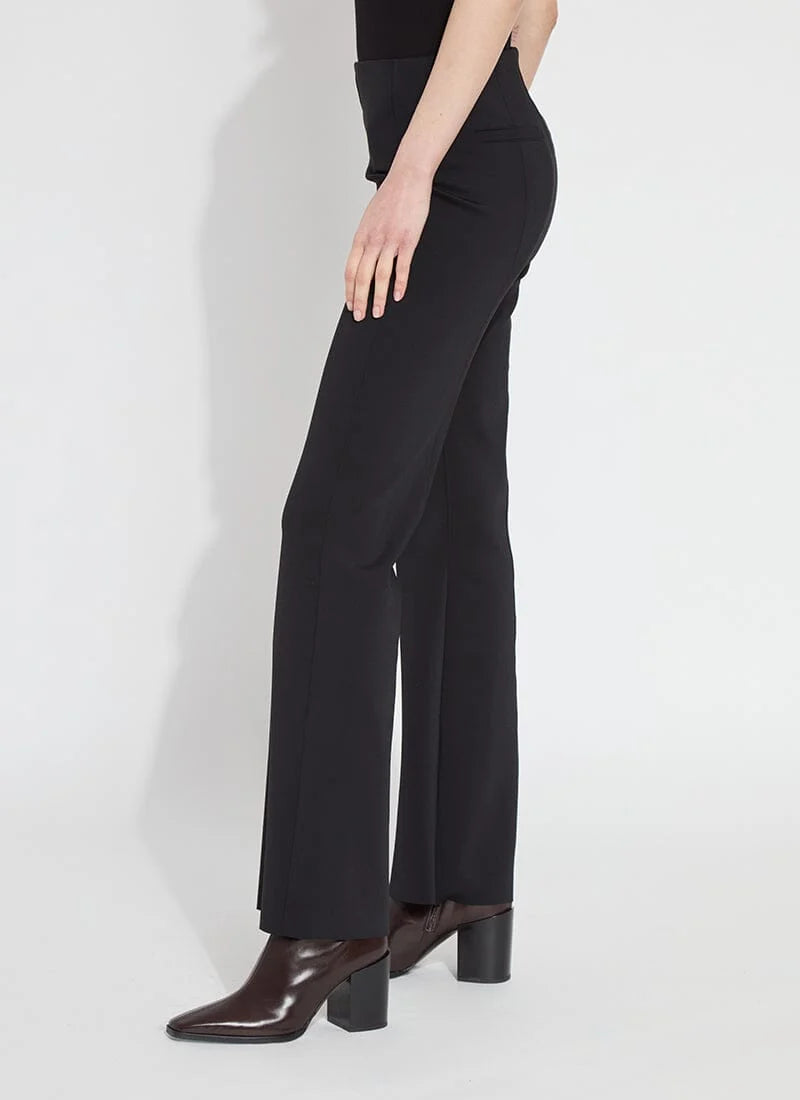 SPENCER HI WAIST NEOPRENE TROUSER-BLACK-LYSSE
