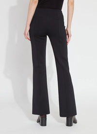 SPENCER HI WAIST NEOPRENE TROUSER-BLACK-LYSSE