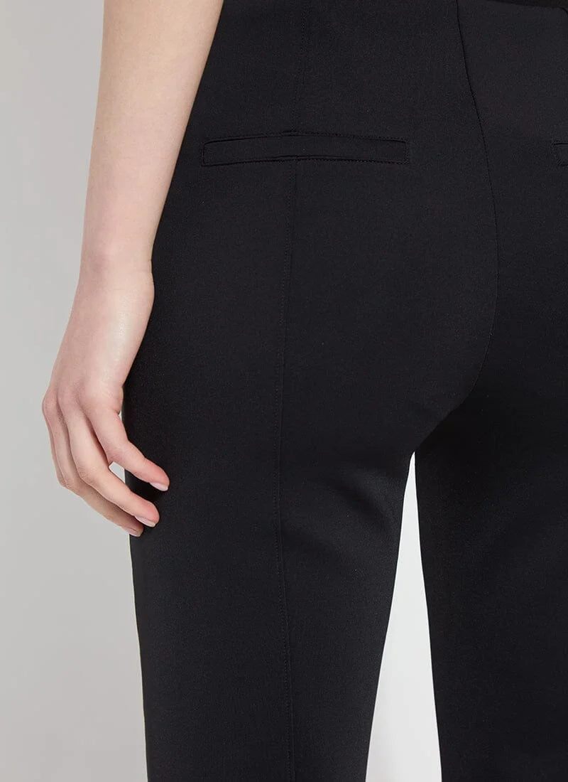 SPENCER HI WAIST NEOPRENE TROUSER-BLACK-LYSSE