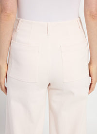 NOVA HI WAIST PINTUCK DENIM-BARELY PINK-LYSSE