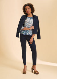 NARNIA BOAT NECK MESH TOP-FDJ FRENCH DRESSING