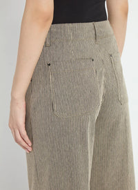 CLARKE WIDE LEG DENIM-EVERWOOD SHEEN LINE-LYSSE