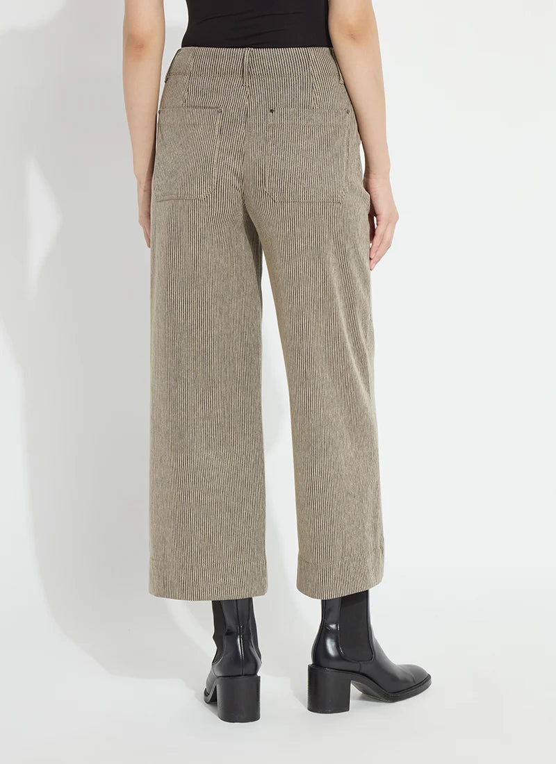 CLARKE WIDE LEG DENIM-EVERWOOD SHEEN LINE-LYSSE