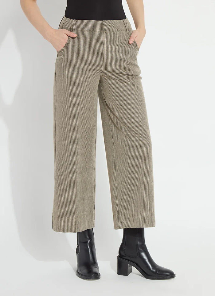 CLARKE WIDE LEG DENIM-EVERWOOD SHEEN LINE-LYSSE