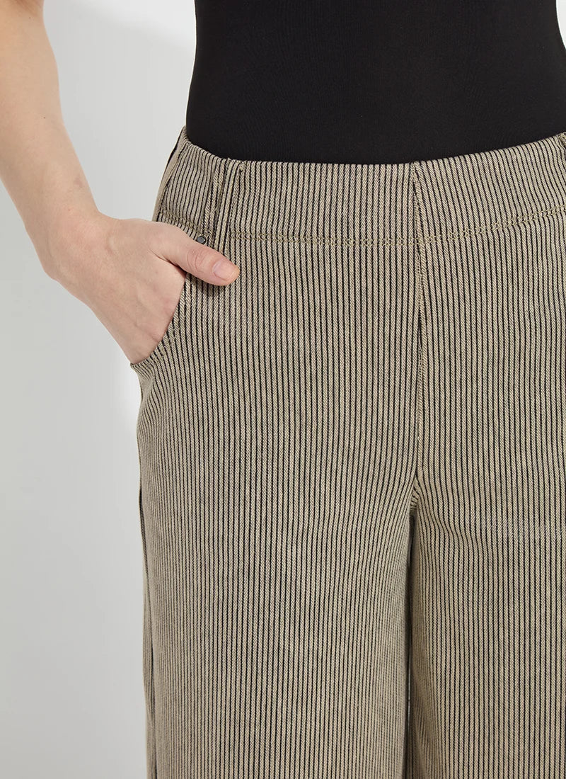 CLARKE WIDE LEG DENIM-EVERWOOD SHEEN LINE-LYSSE