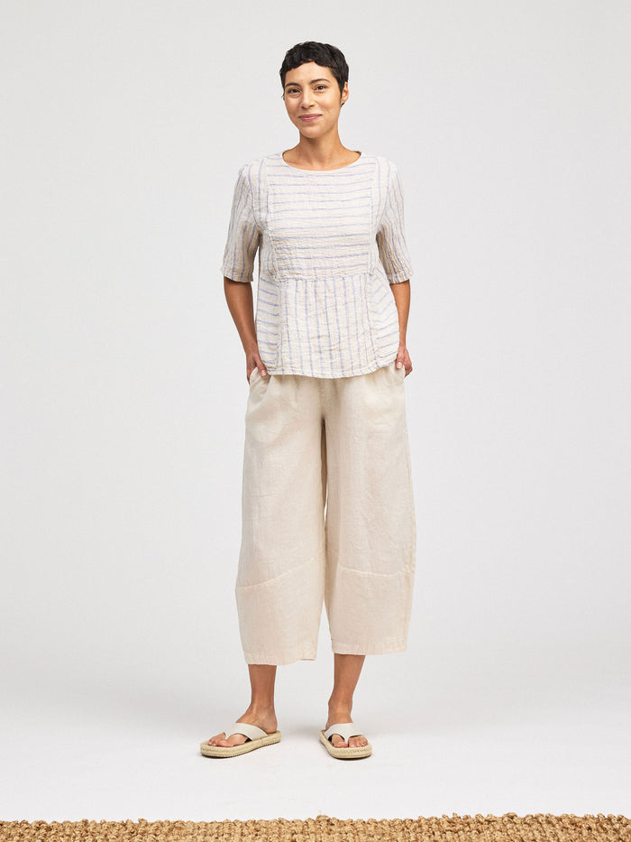 LANTERN LINEN PANT-JICAMA-CUT LOOSE