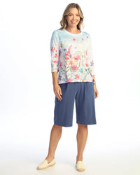 CHORUS CREW NECK HI LO TOP-JESS AND JANE