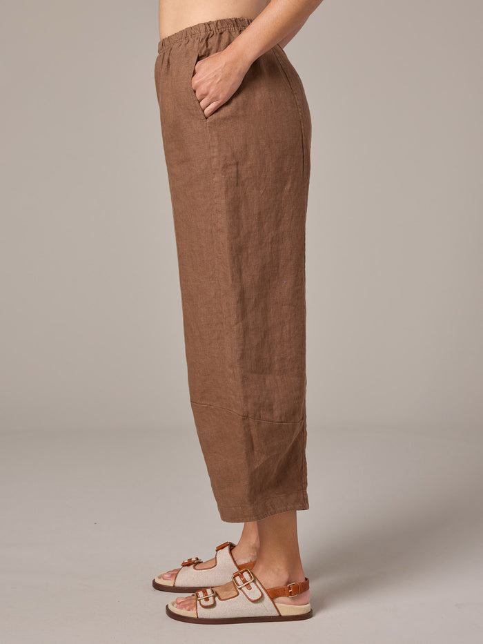 LANTERN LINEN PANT-COCONUT-CUT LOOSE