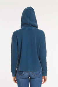 L/S WAFFLE HOODIE-FANTA-SEA-MODODOC