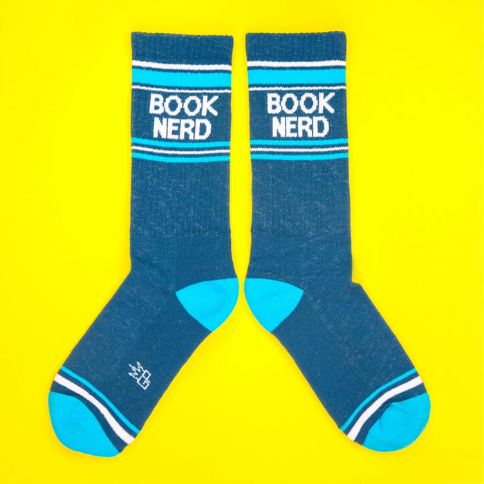 BOOK NERD CREW SOCKS-GUMBALL POODLE