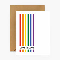 LOVE IS LOVE-PRIDE GREETING CARD-FOOTNOTES