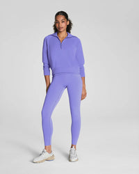 AIRESSENTIALS HALF ZIP-AMETHYST-SPANX