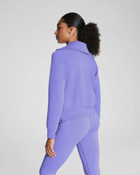 AIRESSENTIALS HALF ZIP-AMETHYST-SPANX