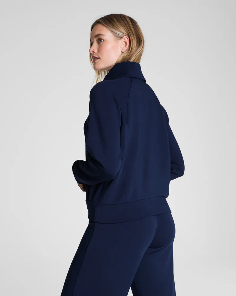 AIRESSENTIALS HALF ZIP-TIMELESS NAVY-SPANX