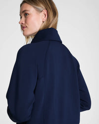 AIRESSENTIALS HALF ZIP-TIMELESS NAVY-SPANX