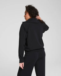 AIRESSENTIALS HALF ZIP-VERY BLACK-SPANX