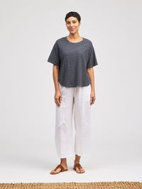 S/S BOXY RAGLAN TEE-ANTHRACITE-CUT LOOSE