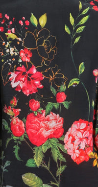 ROUGE FLORAL PRINT BUTTONDOWN BLOUSE-APNY