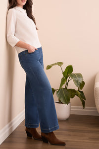 BOUNDLESS AUDREY PULL ON WIDE LEG JEANS-FADED BLUE-TRIBAL
