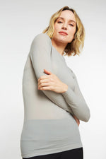 RAW EDGE SECOND SKIN TOP SOLID COLORS- ONE SIZE - AMB