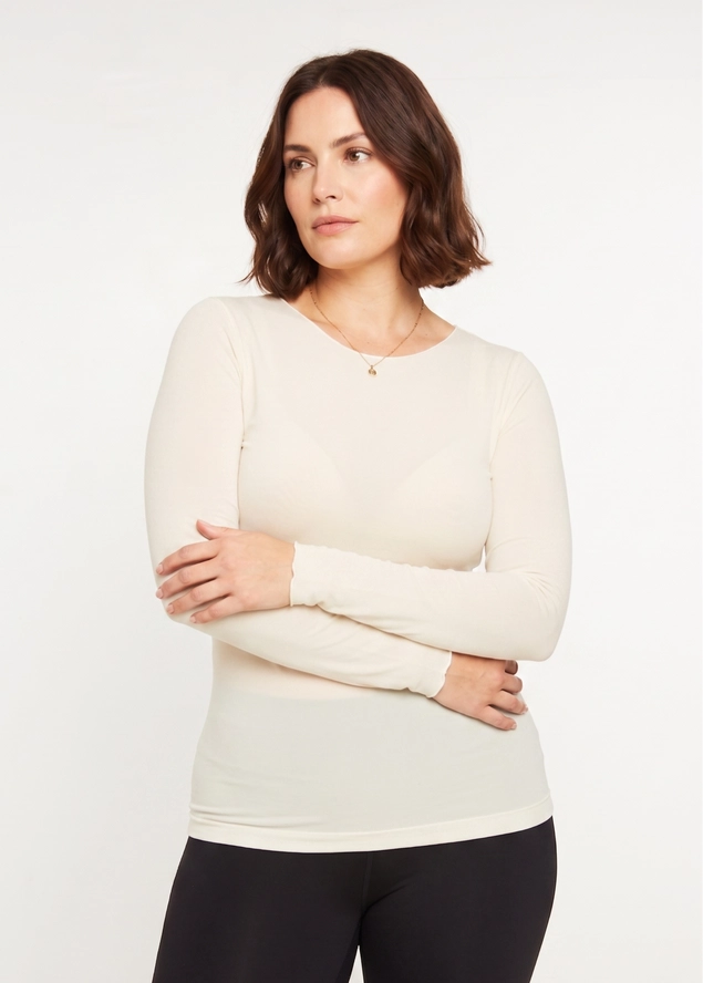 RAW EDGE SECOND SKIN TOP SOLID COLORS-SIZE 2-AMB