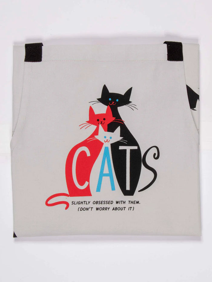 CATS APRON-BLUE Q