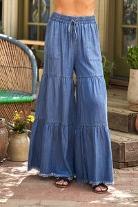 TENCEL TIER PANT-PAPARAZZI