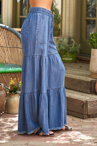 TENCEL TIER PANT-PAPARAZZI