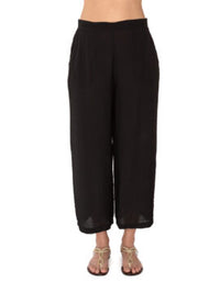 CROP WIDE LEG PARACHUTE-BLACK-CUT LOOSE