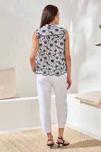 EMBROIDERED FLORAL BLOUSE-TRIBAL