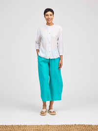 ALINE SHIRT-PARACHUTE-WHITE-CUT LOOSE