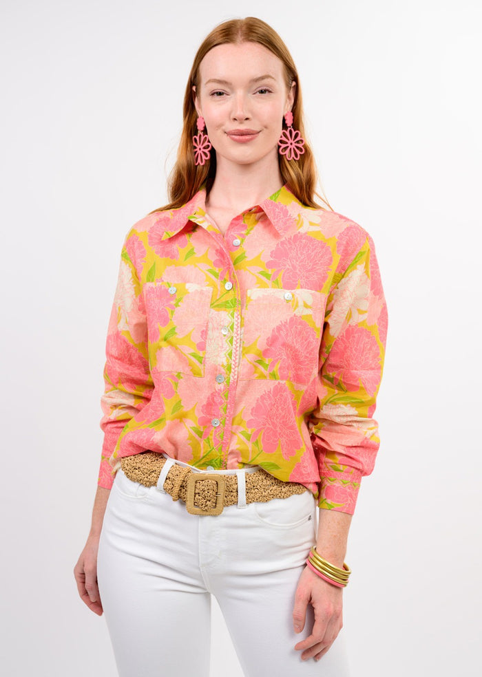 BLOOMS A PLENTY SHIRT-IVY JANE