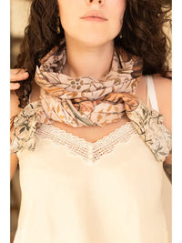 FOLKLORE SCARF-MARKET OF STARS