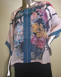 SILK BOXY BLOUSE-COCOON HOUSE