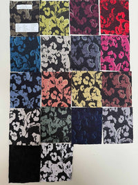 FITTED FLORAL JACQUARD BLOUSE-CINNABARK-CUT LOOSE