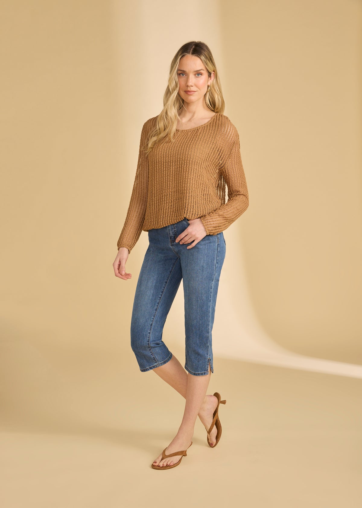 BASIC SUZANNE CAPRI-MEDIUM WASH-FDJ FRENCH DRESSING
