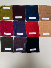 VELVET CROP EASY SHIRT-PEACOCK-CUT LOOSE