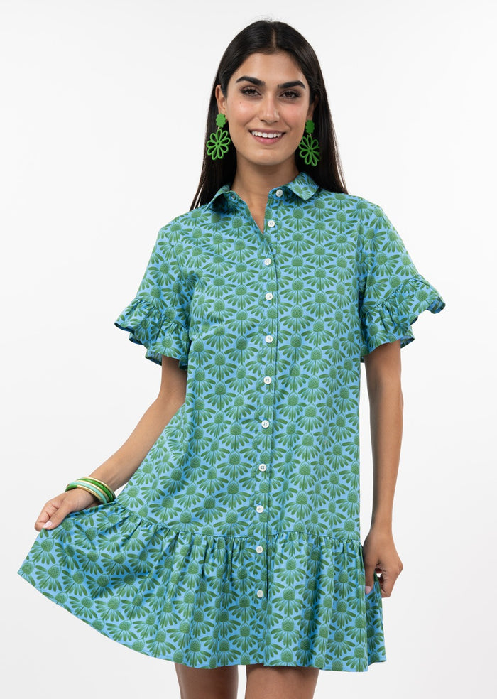 CONEFLOWER S/S DRESS-UNCLE FRANK