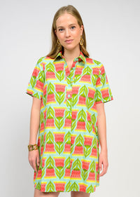 TULIP S/S SWING SHIRT DRESS-UNCLE FRANK