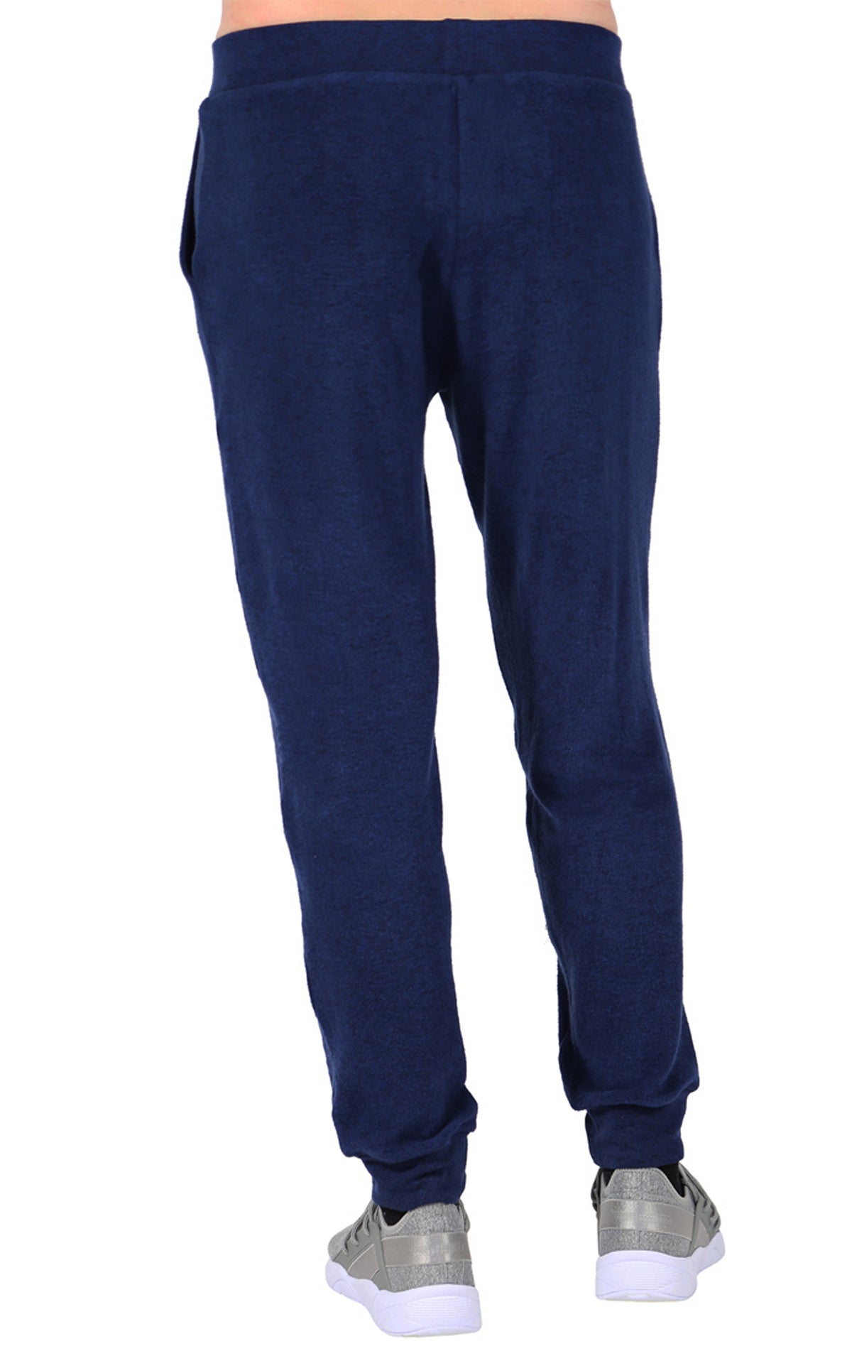 COZY JOGGER W/ POCKETS-HEATHER DENIM-LA CERA