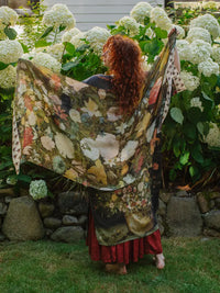 I DREAM IN FLOWERS & BEES BOHEMIAN BAMBOO SCARF-MARKET OF STARS
