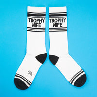 TROPHY WIFE CREW SOCKS-GUMBALL POODLE