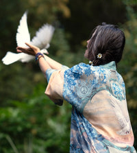 PEACE OUT PIXIE DUSTER CROP KIMONO-MARKET OF STARS